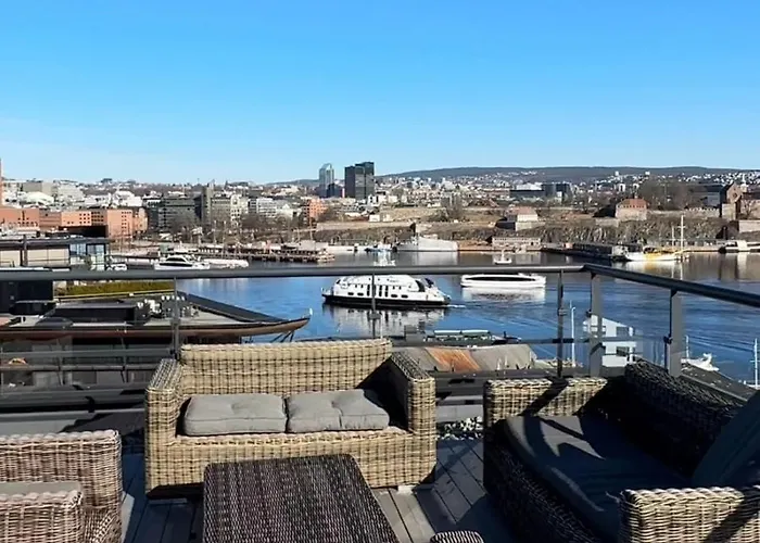 Tjuvholmen Gem With Rooftop Terrace And Parking